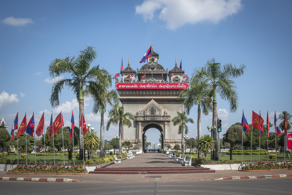 Patuxai in Vientiane 