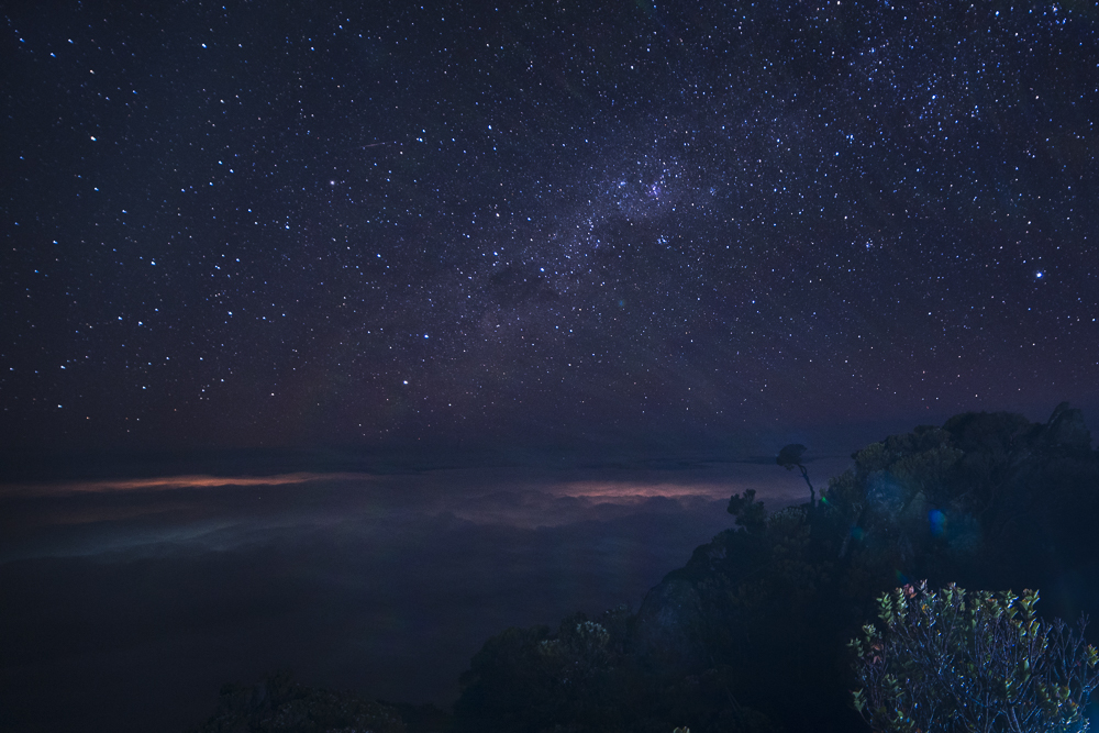 Mount Kinabalu Night Sky © PhotoTravelNomads.com