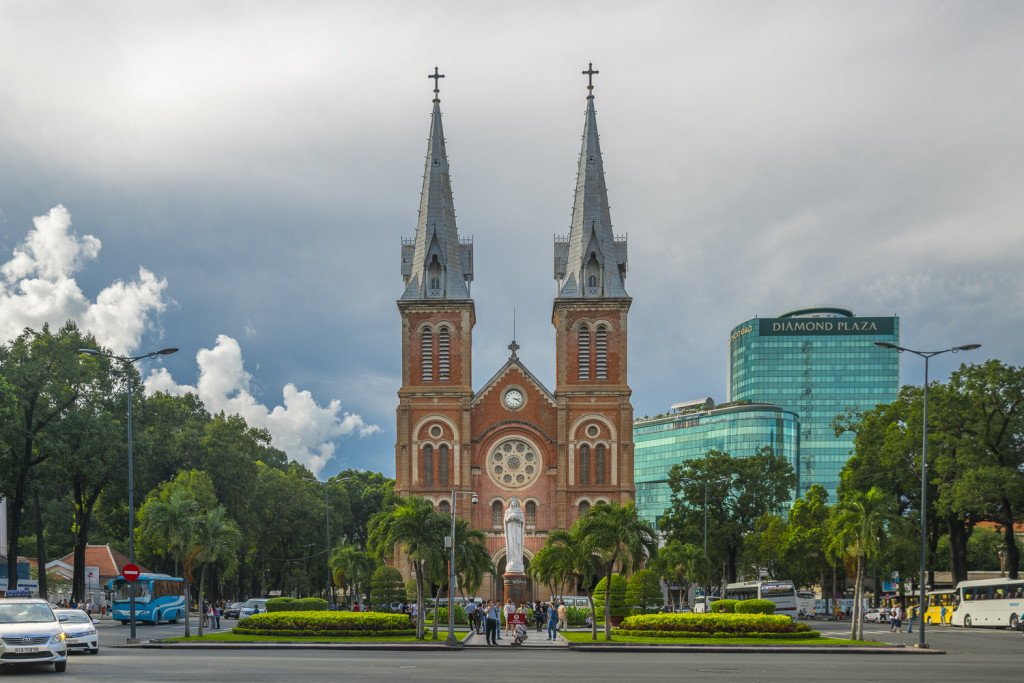 Cathedrale Ho Chi Minh City in Vietnam © PhotoTravelNomads.com