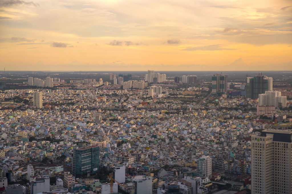 View over Ho Chi Minh City in Vietnam © PhotoTravelNomads.com