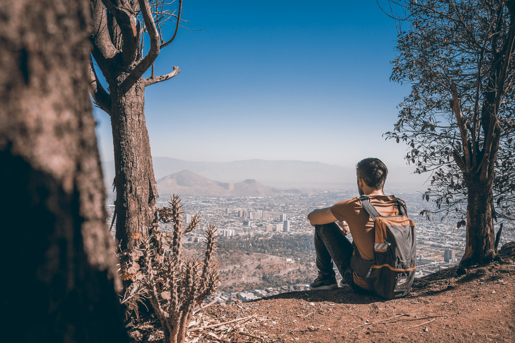 View from Cerro San Cristobal in Santiago (Chile) © PhotoTravelNomads.com