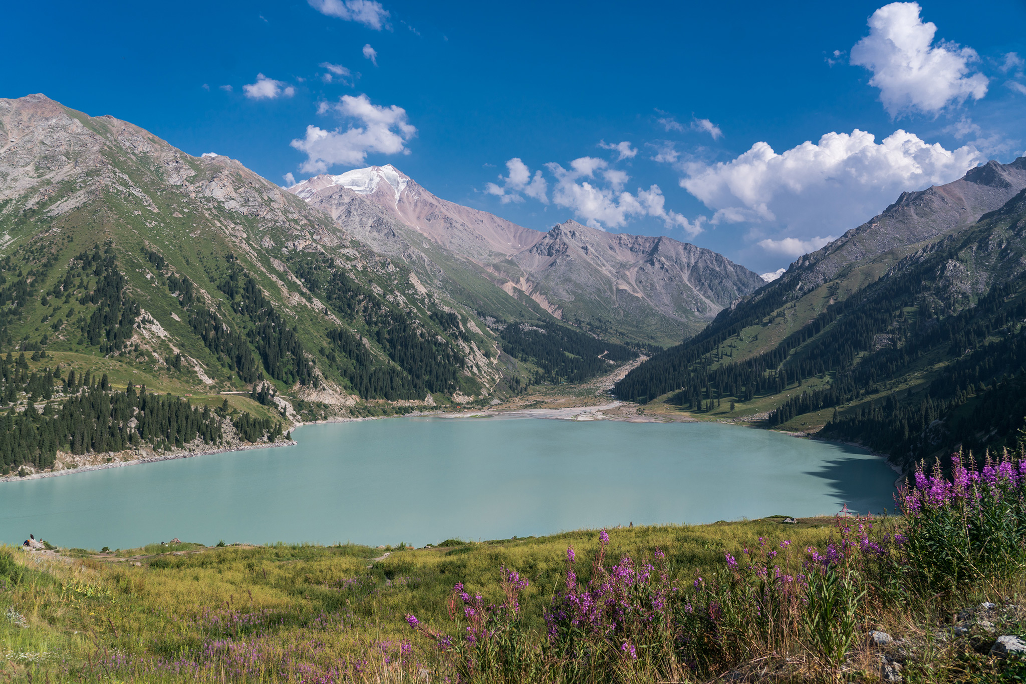 Big Almaty Lake in Kasachstan