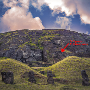 El Giganto Moai (21,6 Meter) auf der Osterinsel Rapa Nui - Chile Reiseblog © PhotoTravelNomads.com