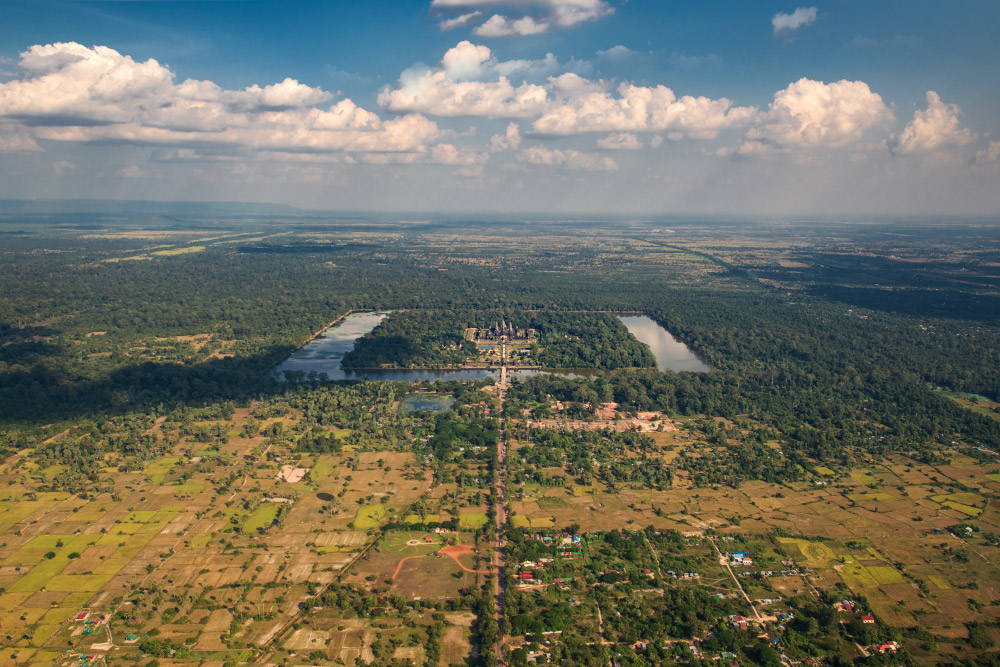 Angkor Wat Helicopter Tour - Die Tempel in Siem Reap von oben © PhotoTravelNomads.com
