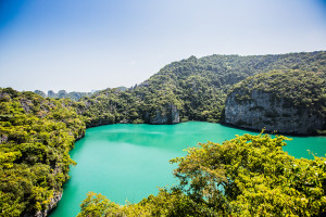 Ko Mae Salzwassersee im Angthong National Marine Park