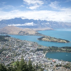 Aussicht vom Ben Momond Berg - eine Sehenswürdigkeit in Queenstown