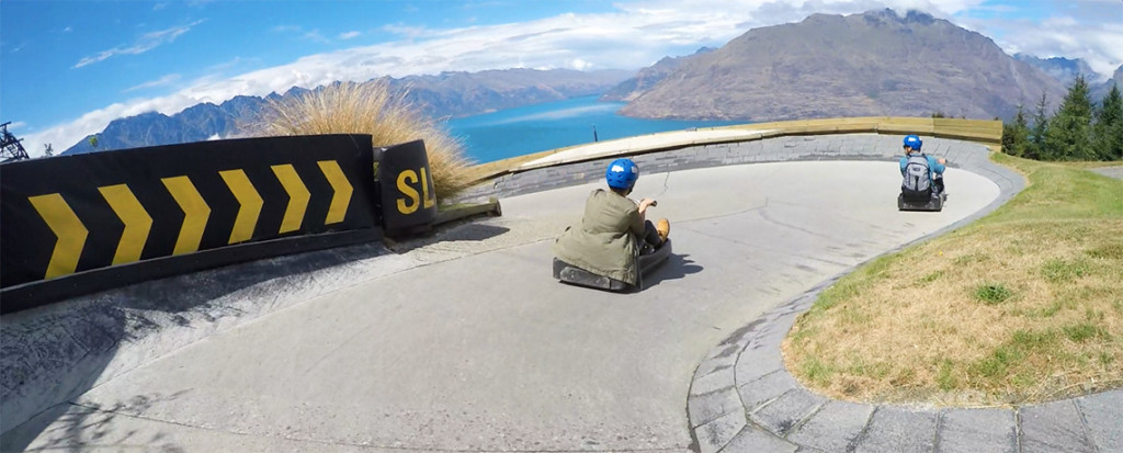 SkyLine Gondola Luge in Queenstown © PhotoTravelNomads.com